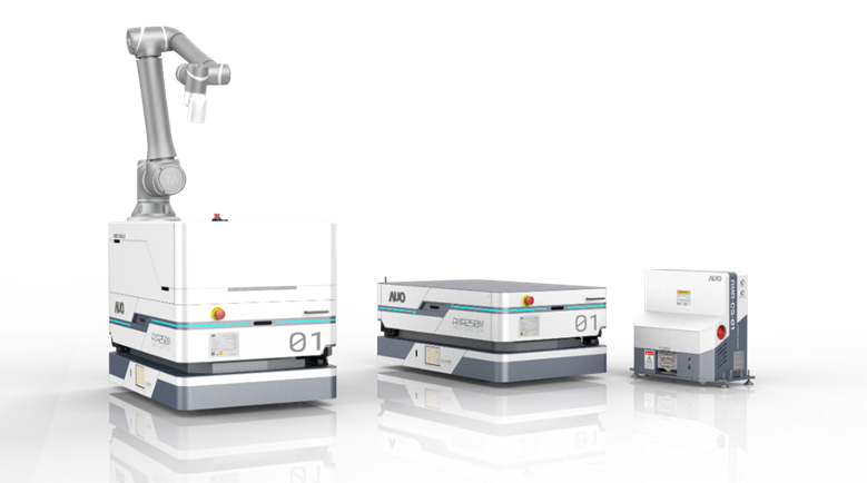 友達數位開發的自主式移動機器人（AMR250M），搭配全向輪並結合AI演算法、2D LiDAR、3D攝影機等技術，協助客戶實現產線全自動化